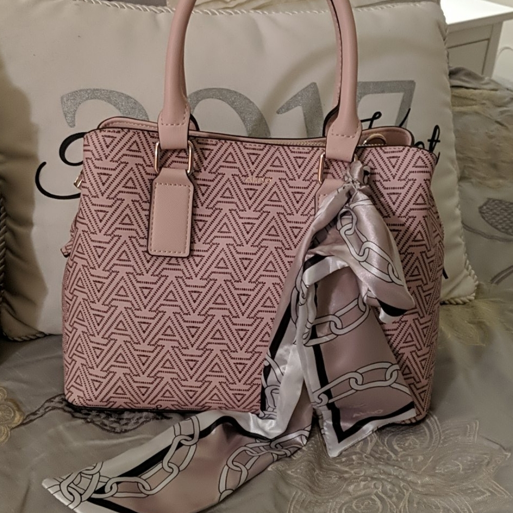 Blush pink aldo bag